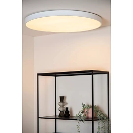 UNAR griestu lampa Ø80 cm LED 3 StepDim 80W 2700K balta (Lucide)