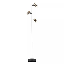 UPTON Floor lamp 3xGU10 40W Smoke Grey (Lucide)