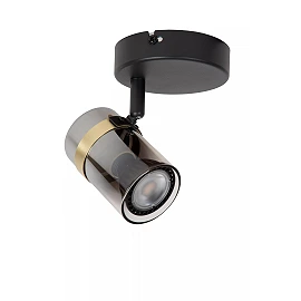 UPTON Ceiling spotlight 1xGU10 40W Smoke Grey (Lucide)