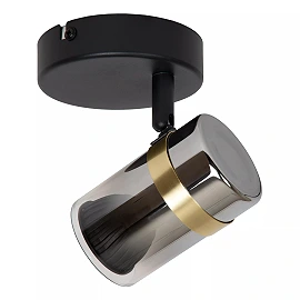 UPTON Ceiling spotlight 1xGU10 40W Smoke Grey (Lucide)