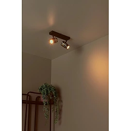 UPTON Ceiling spotlight 2xGU10 40W Smoke Grey (Lucide)