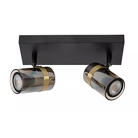 UPTON Ceiling spotlight 2xGU10 40W Smoke Grey (Lucide)