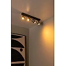 UPTON Ceiling spotlight 14,5x9 cm 4xGU10 smoke grey (Lucide)