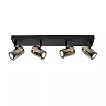 UPTON Ceiling spotlight 14,5x9 cm 4xGU10 smoke grey (Lucide)