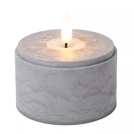 VELAS galda lampu komplekts 3 gab. Ø8 cm LED 2700K dūmu pelēka (Lucide)