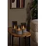 VELAS table lamp set of 3 Ø8 cm LED 2700K smoke grey (Lucide)