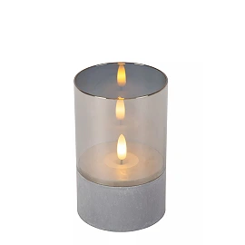 VELAS galda lampu komplekts 3 gab. Ø8 cm LED 2700K dūmu pelēka (Lucide)