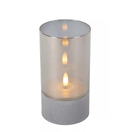 VELAS galda lampu komplekts 3 gab. Ø8 cm LED 2700K dūmu pelēka (Lucide)
