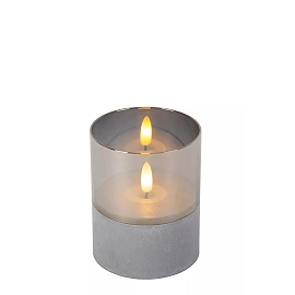 VELAS galda lampu komplekts 3 gab. Ø8 cm LED 2700K dūmu pelēka (Lucide)