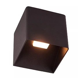 VERTIGO rechargeable indoor/outdoor wall light with PIR motion sensor, integrated dimmable LED, 6 W, 350 lm, 2700 K, black (Lucide)