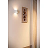 VERTIGO rechargeable indoor/outdoor wall light with PIR motion sensor, integrated dimmable LED, 6 W, 350 lm, 2700 K, white (Lucide)