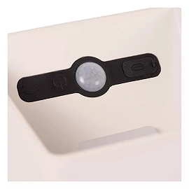 VERTIGO rechargeable indoor/outdoor wall light with PIR motion sensor, integrated dimmable LED, 6 W, 350 lm, 2700 K, white (Lucide)