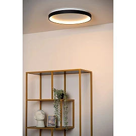 VIDAL ceiling light Ø48 cm LED 38 W 2700 K black (Lucide)