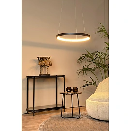 VIDAL pendant light Ø58 cm LED 48 W 2700 K black (Lucide)
