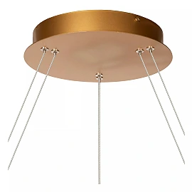 VIDAL pendant light Ø78 cm LED 92 W matt gold / brass (Lucide)