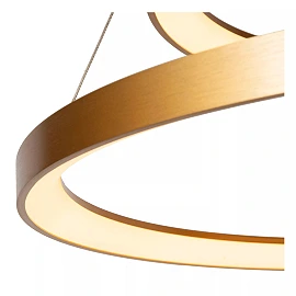 VIDAL pendant light Ø78 cm LED 92 W matt gold / brass (Lucide)