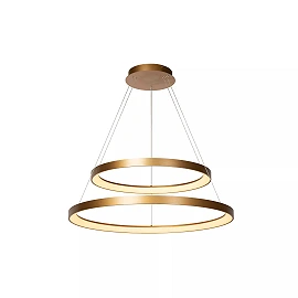 VIDAL pendant light Ø78 cm LED 92 W matt gold / brass (Lucide)