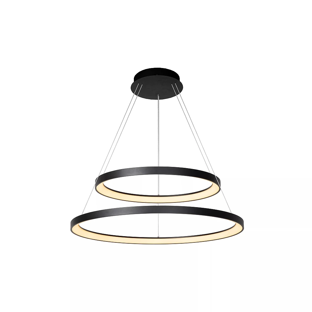 VIDAL pendant light Ø78 cm LED 92 W 2700 K black (Lucide)