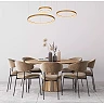 VIDAL piekaramā lampa Ø78 cm LED 120 W matēta zelta/misiņa (Lucide)