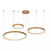 VIDAL pendant light Ø78 cm LED 120 W matt gold / brass (Lucide)
