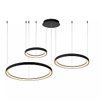 VIDAL piekaramā lampa LED dim. 1x120W melna (Lucide)