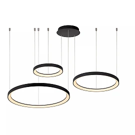 VIDAL piekaramā lampa LED dim. 1x120W melna (Lucide)