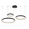 VIDAL Pendant light LED dim. 1x120W black (Lucide)