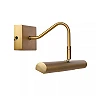 VINZ picture light 2 x 28 W G9 matt gold/brass (Lucide)