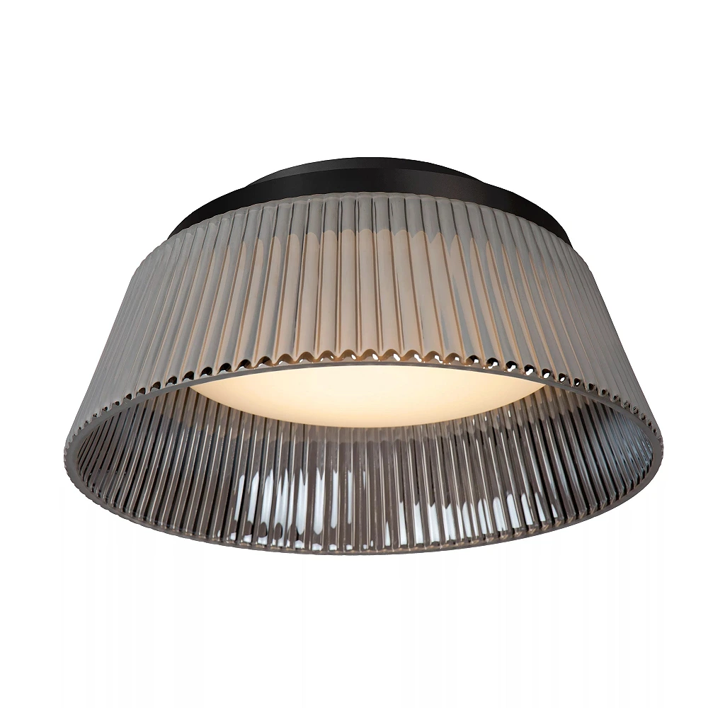 VIXI griestu lampa Ø35 cm LED 17,6W 2900K dūmu pelēka (Lucide)