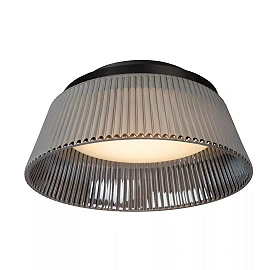 VIXI griestu lampa Ø35 cm LED 17,6W 2900K dūmu pelēka (Lucide)