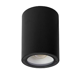 VOLANTIS outdoor ceiling spotlight 1xE27 black (Lucide)