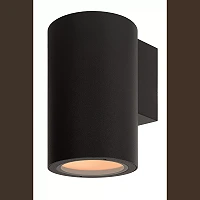 VOLANTIS outdoor wall spotlight 1x40W E27 black (Lucide)