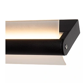 WANDA bathroom wall light LED 19 W 3000 K black (Lucide)
