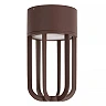 WELLS outdoor ceiling light Ø10 cm LED 8W 2700K IP54 rust brown (Lucide)
