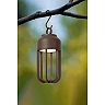 WELLS rechargeable outdoor wall light LED 5W CCT IP54 rust brown (Lucide)