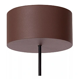 WELLS outdoor pendant light LED 1x8W 2700K rust brown (Lucide)