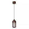 WELLS outdoor pendant light LED 1x8W 2700K rust brown (Lucide)