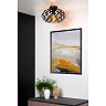 WOLFRAM flush ceiling light Ø30 cm 1 x E27 black (Lucide)