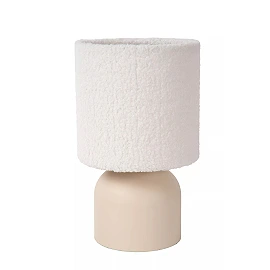 WOOLLY Table lamp Ø16 cm E14 cream (Lucide)