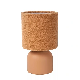 WOOLLY Table lamp Ø16 cm E14 ocher yellow (Lucide)