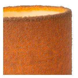 WOOLLY Table lamp Ø16 cm E14 ocher yellow (Lucide)
