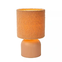 WOOLLY Table lamp Ø16 cm E14 ocher yellow (Lucide)