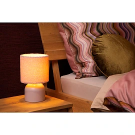 WOOLLY Table lamp Ø16 cm E14 pink (Lucide)