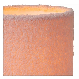 WOOLLY Table lamp Ø16 cm E14 pink (Lucide)