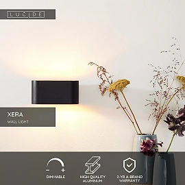 XERA Wall light 1xG9 42W Black (Lucide)