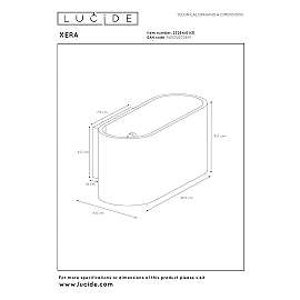 XERA Wall light 1xG9 white (Lucide)
