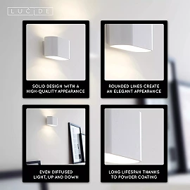 XERA Wall light 1xG9 white (Lucide)