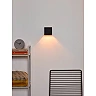 XIO sienas lampa kvadrātveida LED dimmējama G9 1x4W 2700K melna (Lucide)