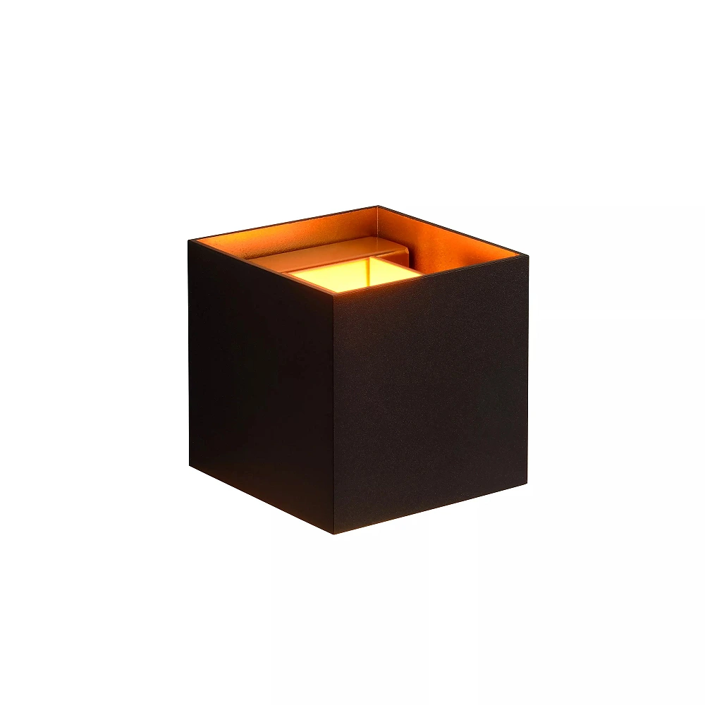 XIO sienas lampa kvadrātveida LED dimmējama G9 1x4W 2700K melna (Lucide)