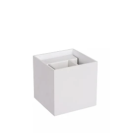 XIO sienas lampa kvadrātveida LED dimmējama G9 1x4W 2700K balta (Lucide)